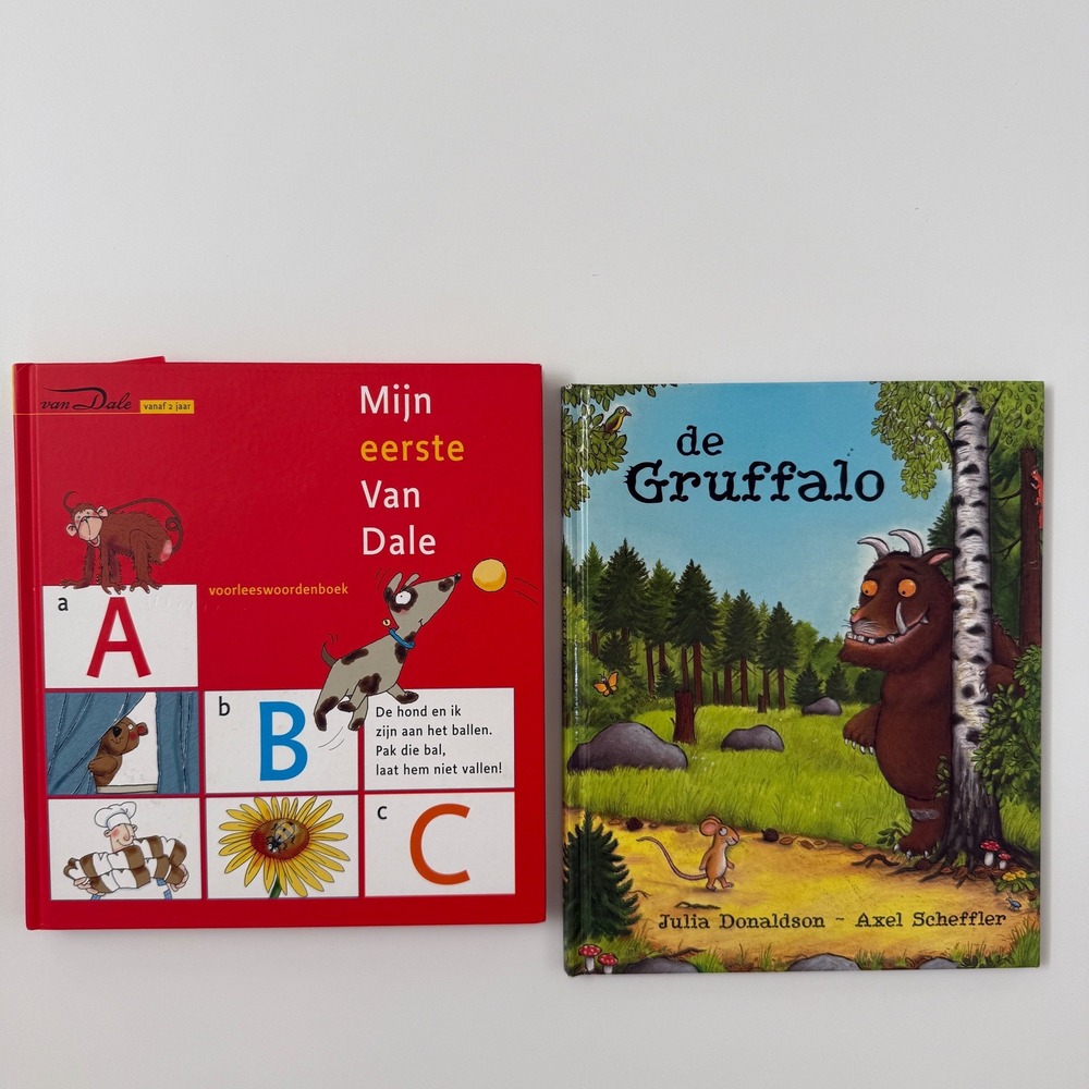 Dutch Children's Books Lot Mijn Eerste Van Dale & De Gruffalo Hardcover
